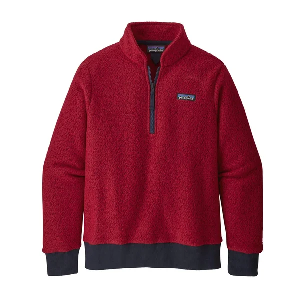 Patagonia Women's Woolyester Fleece Pullover - Molten Lava - XS