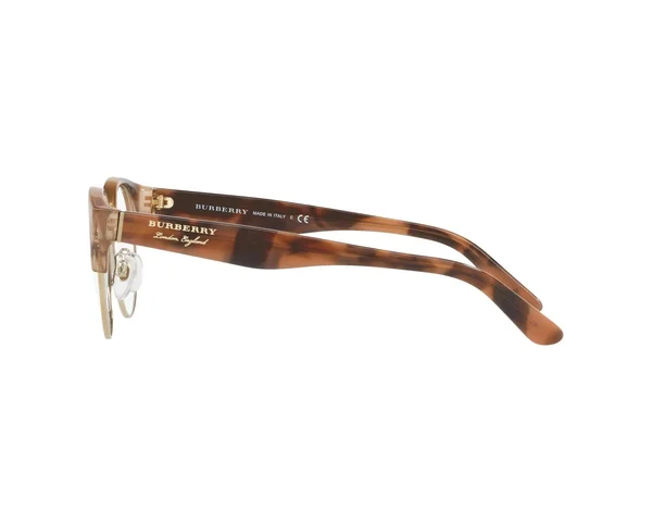 Burberry BE2261 Eyeglasses - Spotted Brown/Light Gold (3641)