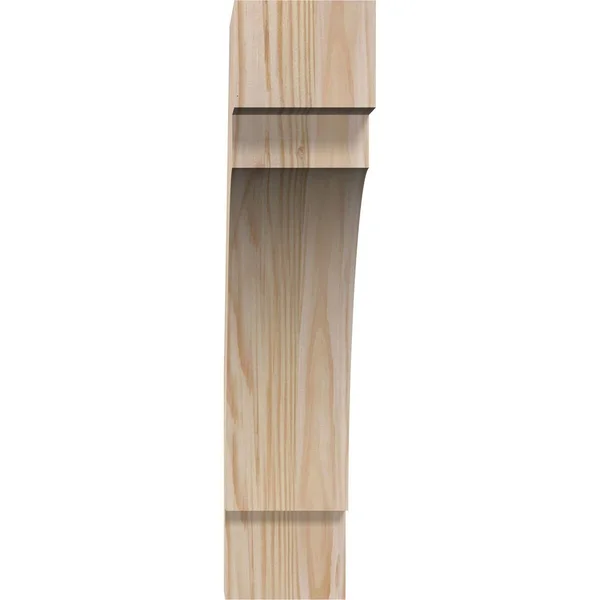 5 1/2 inchw x 12 inchd x 16 inchh Merced Smooth Brace - Douglas Fir