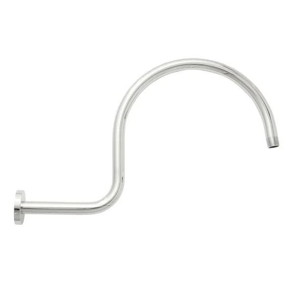 Mirabelle MIRRSA160 16x22 Shower Arm and Wall Flange - Brushed Nickel
