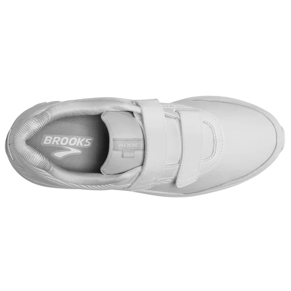 Men's Brooks Addiction Walker V-Strap 2 White/White 7 D