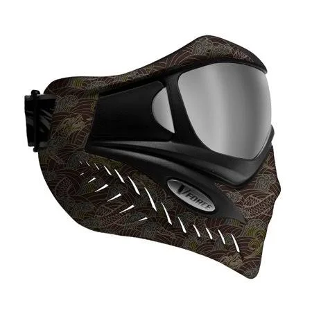 VForce V-Force Grill Paintball Mask Goggle Special Edition Dragon Fury, Adult Unisex, Size: One size, Brown