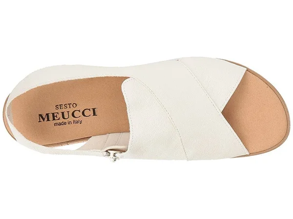 Sesto Meucci Sylke (White Old WEST) Women's Sandals