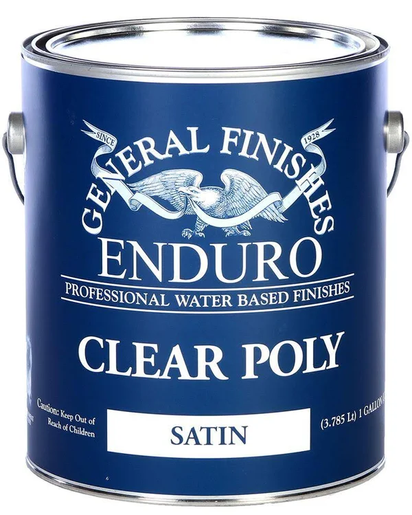 General Finishes GF-CP-5 5 Gallon Interior Clear Water Base Poly Flat