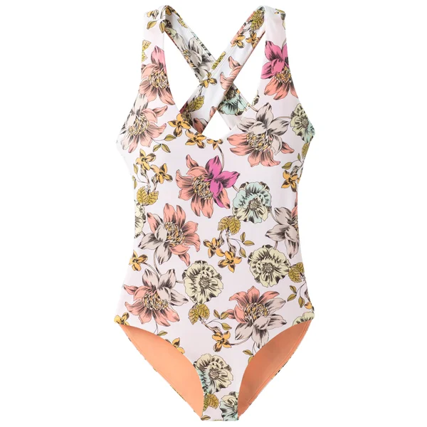 Prana Ella One Piece Swimsuit-Women's S Bone Camelia
