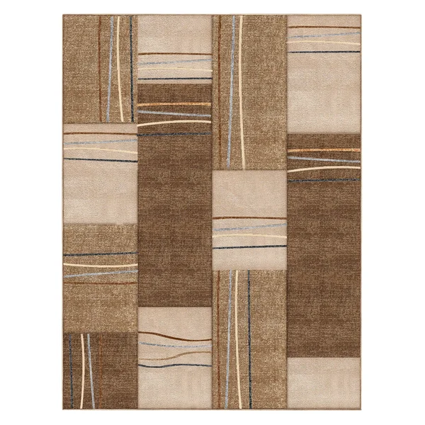 Carson Carrington Ubbarp Living Room Bedroom Soft Area Rug - 9& x 12& - 206 Beige