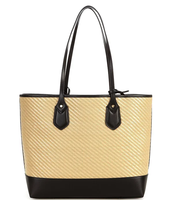 Michael Kors Eva Large Tote Black Multi One Size