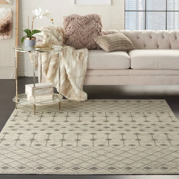Nourison Grafix GRF37 Area Rug, Grey, 8&6x22x12&