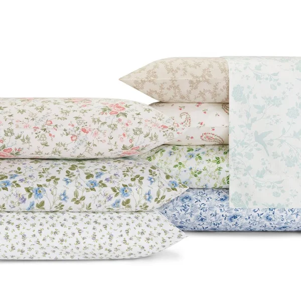 Laura Ashley Lisana Queen Sheet Set in Green