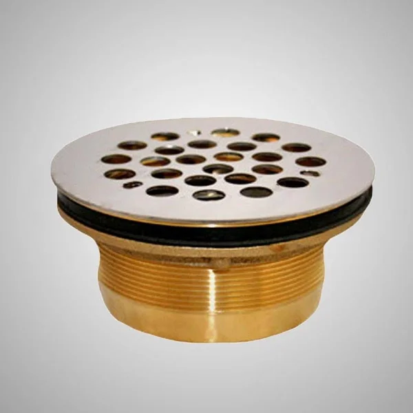 Type Q Brass Shower Drain - 2x22 - P-310, P-311 2x22 NO-CLK Compression Gasket, Big Frog Supply