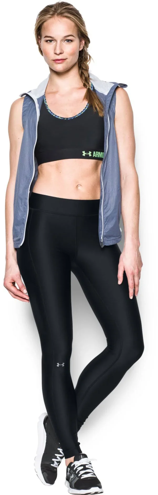 Under Armour Women's HeatGear Armour Leggings - Black, L