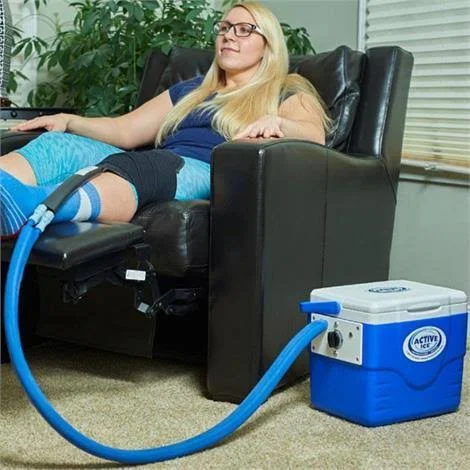 Polar Active Ice 3.0 Knee and Joint Cold Therapy U-Shaped Bladder System with 9 Quart Cooler, Each, Ais3.0-9-Kb, 16" x 9.5" x 8.5"