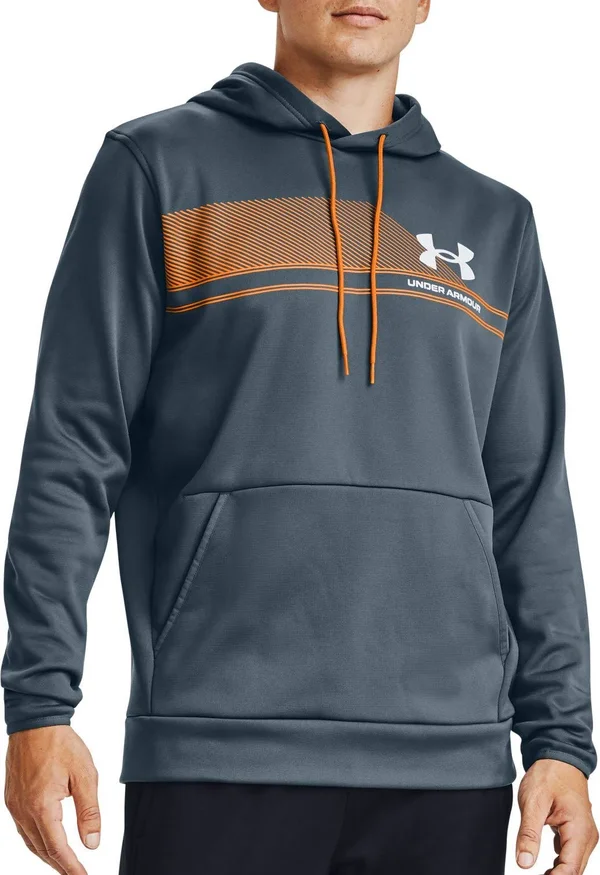 Under Armour Men's Armour Fleece Graphic Hoodie - Blue - LG
