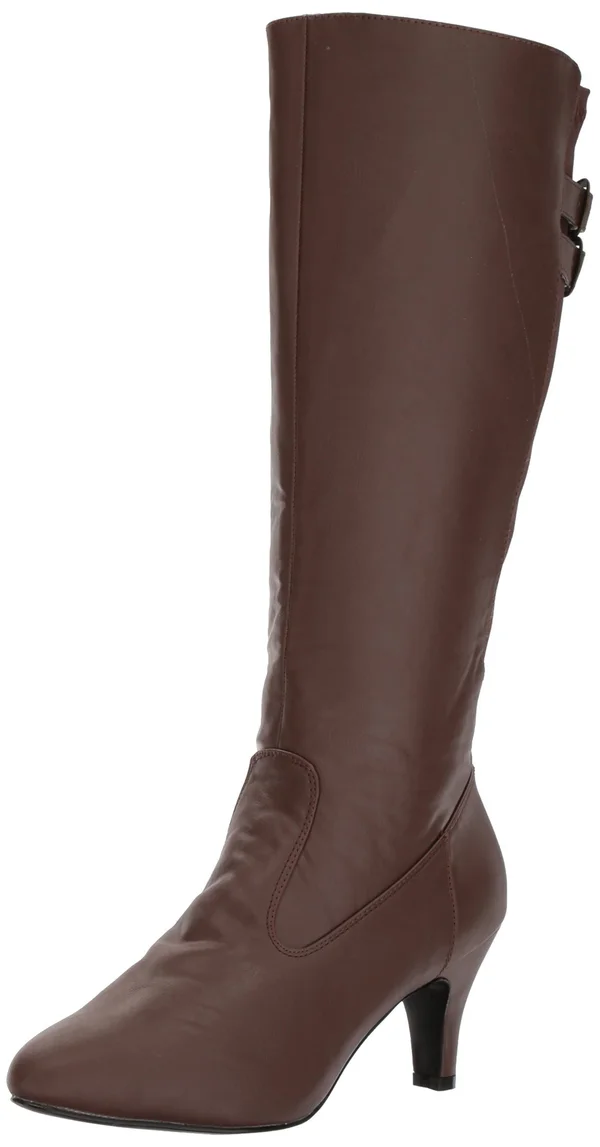 Pleaser Pink Label DIVINE-2018, 3x22 Knee Boot - Brown 12