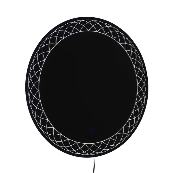 Interlace Backlit LED Mirror, 28x22 Round, Chrome