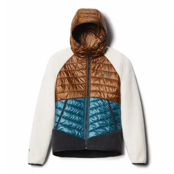 Mountain Hardwear Women's Altius Hybrid Hoody - Xs - Golden Brown
