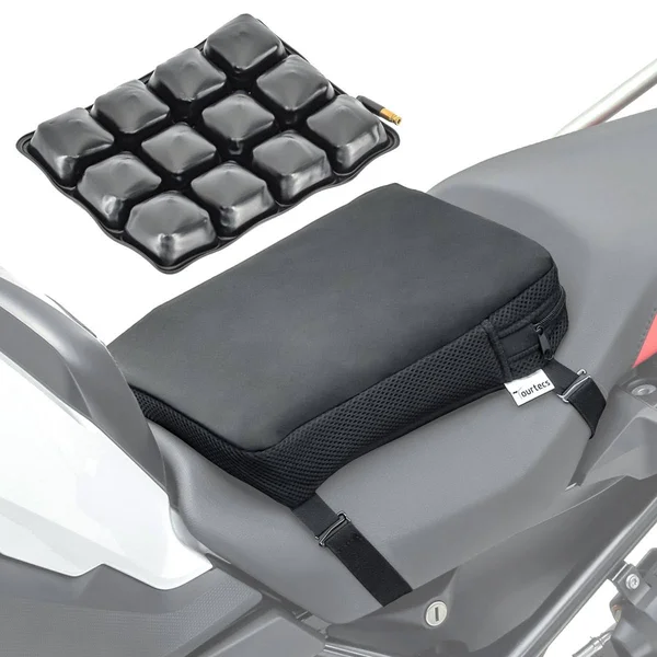 Motorcycle Air Cushion Harley Heritage Softail Classic - 114 Seat Pad Tourtecs Air S Black