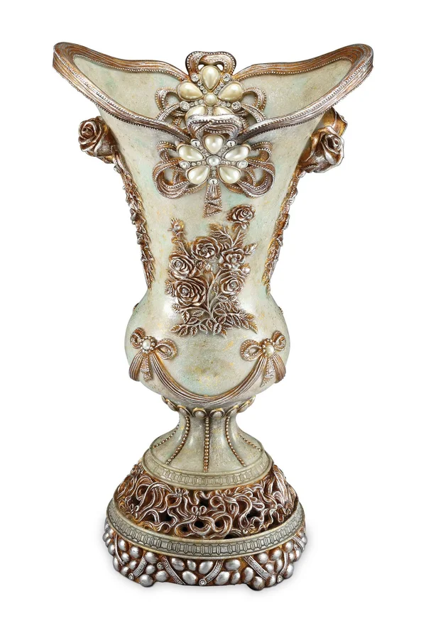 Ok Lighting Vintage Rose Vase