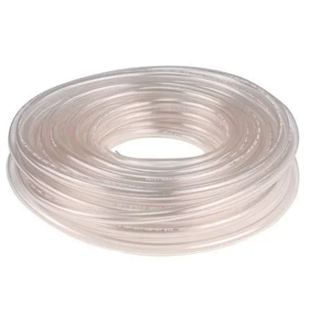 Clear Flexible Soft PVC Tubing for Food, Beverage and Dairy Applications - Inner Diameter 3/4 inch - Outer Diameter 1-1/8 inch