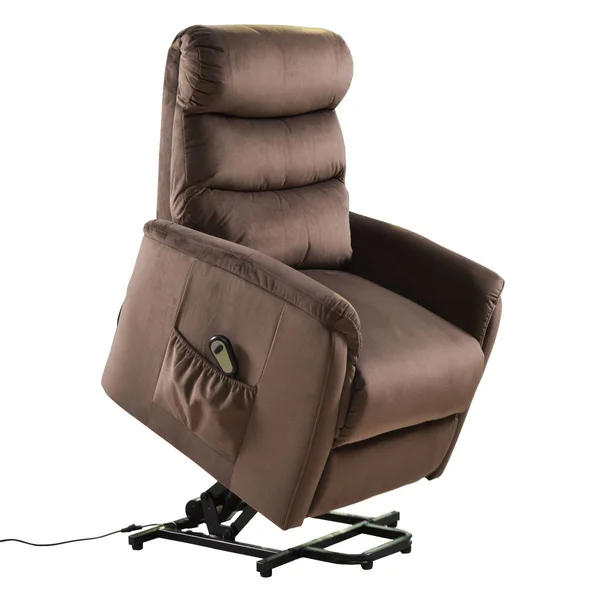 Electric Fabric Lift Chair Recliner and Footrest /w Remote Control - 32.48" x 26.38" x 26.38"