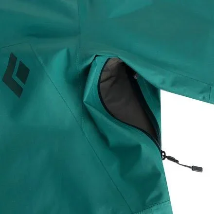 Black Diamond Liquid Point Shell Jacket - Women's Meadow Green, Xs
