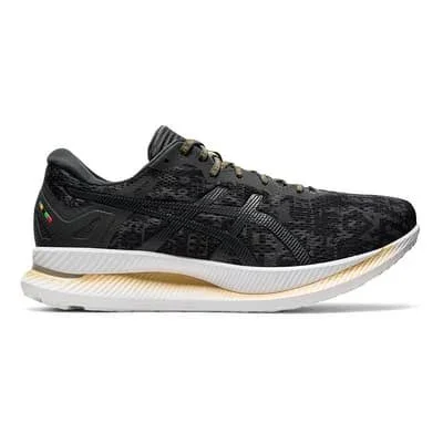 Asics GlideRide Running Shoes Black Yellow White - 44.5
