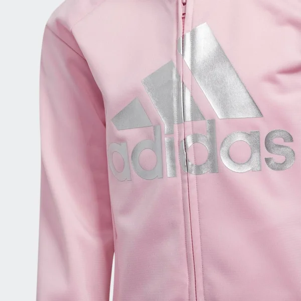 Adidas Little Girls 2-pc. Tricot Jacket & Melange Tights Set - Light Pink