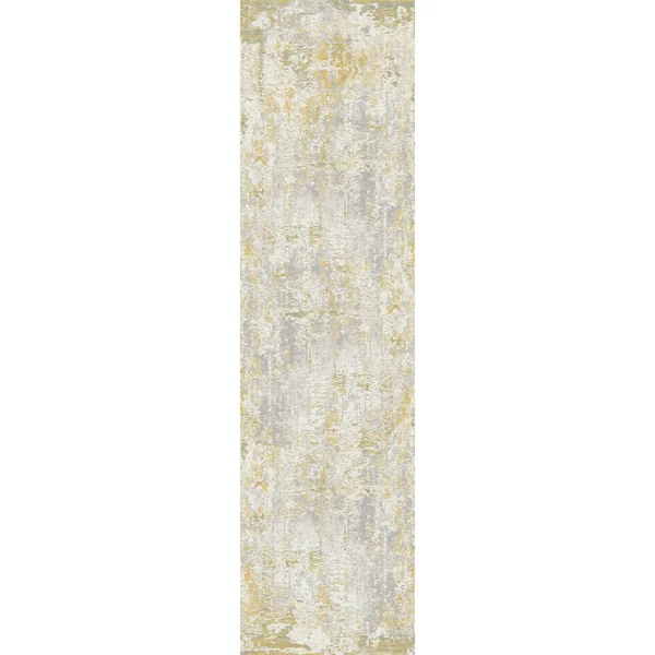 Dynamic Rugs Mood 8452-800 Yellow Area Rug Rectangle 6&7x22 x 9&6x22