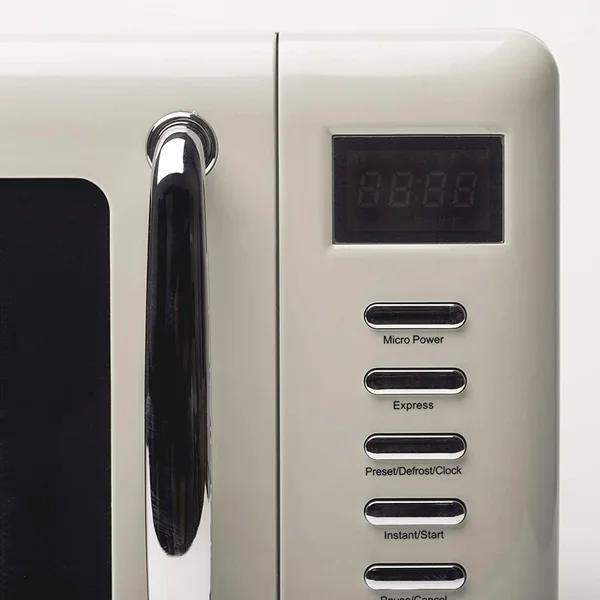 Haden Modern 700-Watt .7 Cubic Foot Microwave with Settings and Timer in Putty Beige 75030