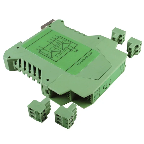 ASI ASI451124 Single Channel Dual Output Analog Signal Isolator Transmitter Splitter - 3-Way Isolation, DIN Rail Mount, Single 4