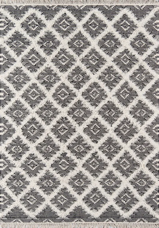 Momeni Harper HAR-1 Black 3& x 5& Area Rug