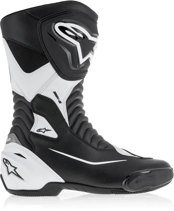 Alpinestars SMX S Motorcycle Boots Black/White 42