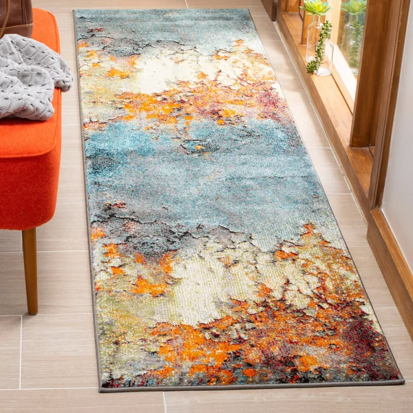 Safavieh Glacier Rug GLA125 Blue, 2&-3x22 x 14&