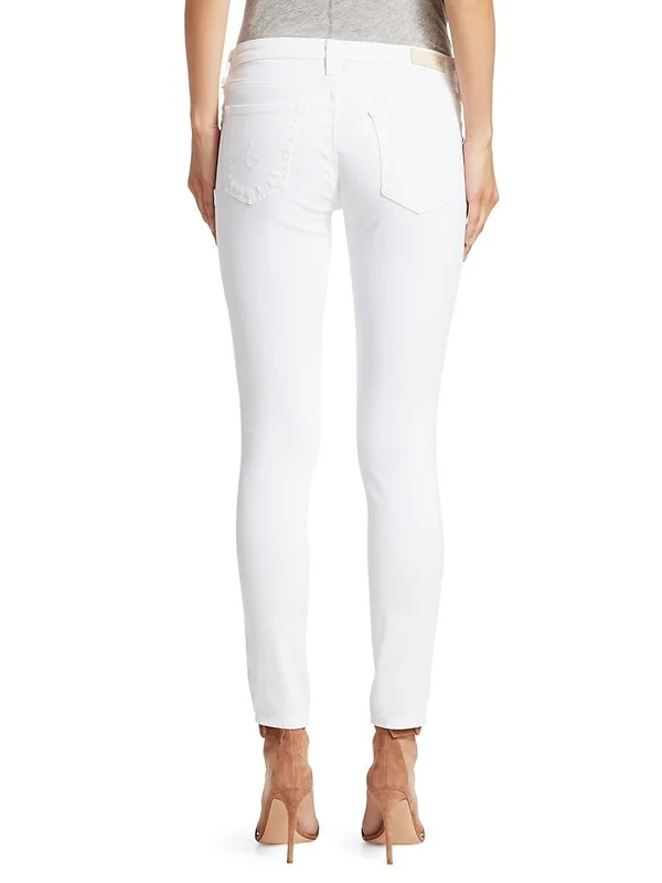 Ag The Legging Ankle Skinny Jeans, White, Women's, 32