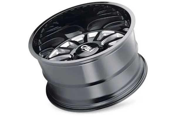 Cali Off-Road 9110-2281BM Summit Wheel 20x12 8x165.1 -51mm Gloss Black/Milled Spokes