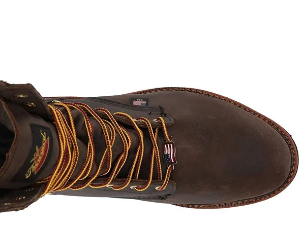 Thorogood Men's Logger Series 9x22 Waterproof, Safety Toe Boot 804-3555, Steel