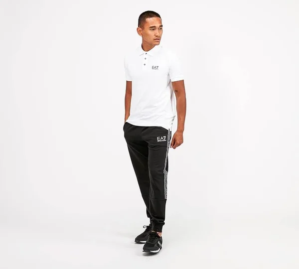 EA7 Core ID Polo Shirt - White - Size S
