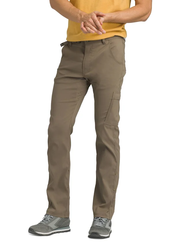 Prana Stretch Zion Straight - 36 - Mud - Men's Pants