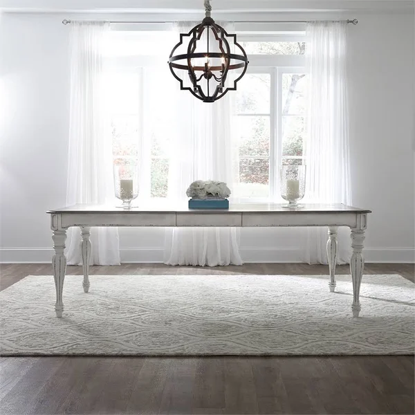 Bowery Hill Long Rectangular Leg Table in White - BH-4752-2003685