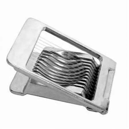 Square Aluminum Egg Slicer, Pack of 12, Silver