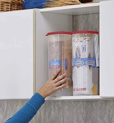 Buddeez Bread Buddy 2 Pack Set w/Red Lids Dispenser, 2 Pieces