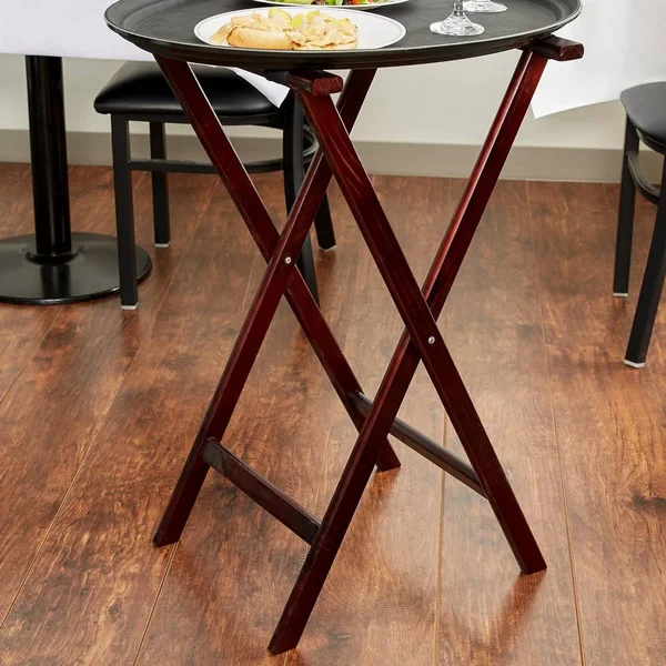 American Metalcraft - WTSM31 - 31 in Mahogany Tray Stand