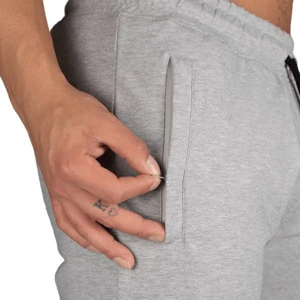 Better Bodies, Men's Tapered Sweatshorts in Grey Size XL