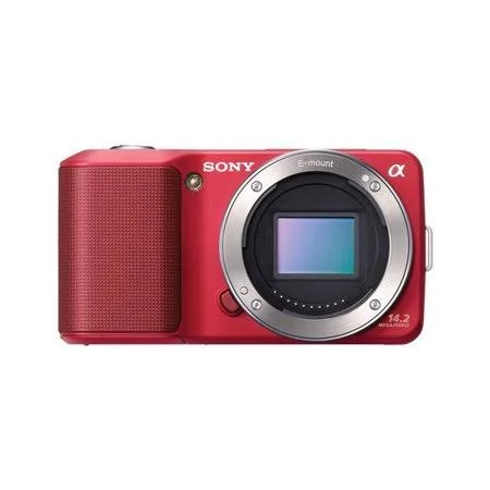 Sony A (ALPHA) Nex-3 14.2 Mp Digital Camera - Red (Body Only)