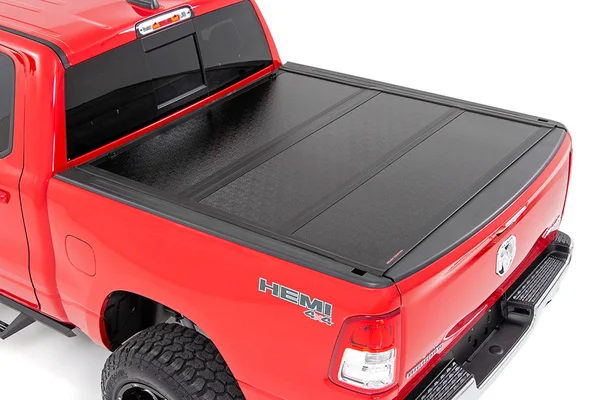 Rough Country Ram Low Profile Hard Tri-Fold Tonneau Cover - 47320650