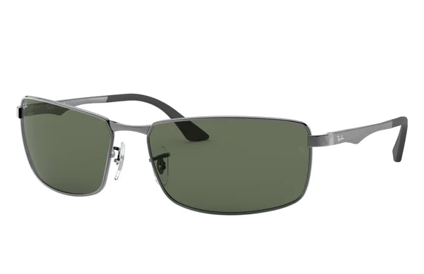 Ray-Ban RB3498 Sunglasses Gunmetal, Green