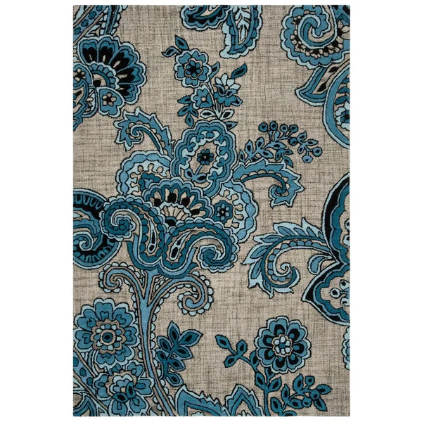 Safavieh Allure ALR310A 5&0x22 x 8&0x22 Grey - Gold Area Rug