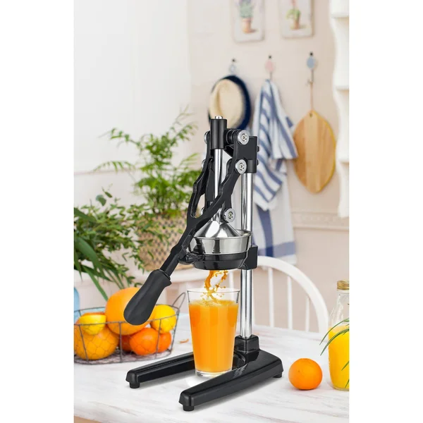 Zulay Kitchen Zulay Extra Tall Orange Juicer - Manual Orange Juice Squeezer, Fits Tumblers, Tall Glasses and Cups Easily, Lemona