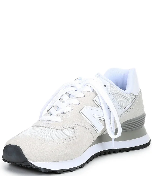 New Balance 574-WHITE-7