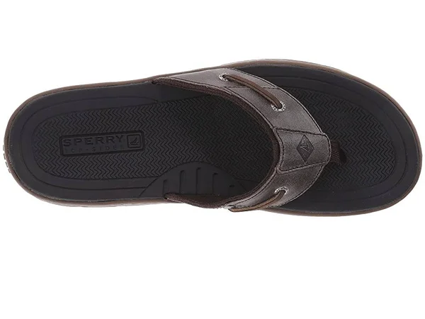 Sperry Men's Baitfish Thong Brown 8